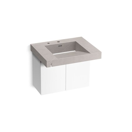 Kohler Constellation 30In Wall-Mount Lavatory System In Desertsilver 81029-BPW-KED